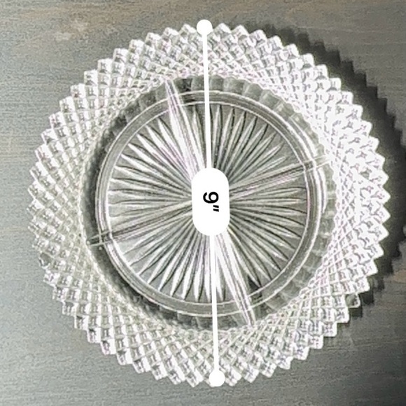 Anchor Hocking Miss America 4-Section Relish Dish - Clear Depression Glass - Picture 9 of 10